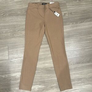 Express tan dress pants skinny size 2R